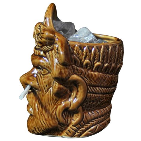 The Spiritual Connection of the Herbalist Witch Doctor Tiki Mug